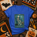 The Quilter Tarot Card Skeleton Halloween Women's V-Neck