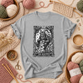 The Quiltpus Krampus Christmas Quilting Tarot T-Shirt