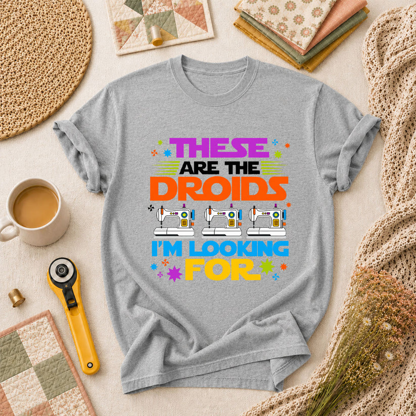These Are The Droids I'm Looking For Sewing Machine T-Shirt - Athletic Heather