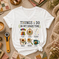 Things I Do In My Spare Time Cross Stitch Women's V-Neck