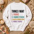 Things I Want Fabric List Long Sleeve