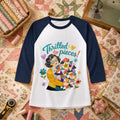 Thrilled To Pieces Quilter Raglan Sleeve