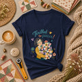 Thrilled To Pieces Quilter Women's V-Neck