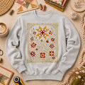 Golden Quilt Stars Botanical Frame Long Sleeve