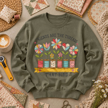 Friends Are The Threads That Bind - Military Green