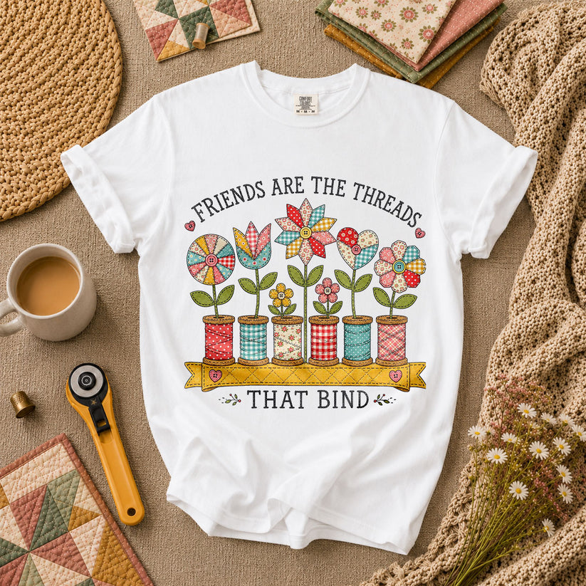 Friends Are The Threads That Bind - White