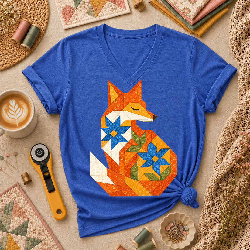 Patchwork Fox Wildflower - Heather True Royal