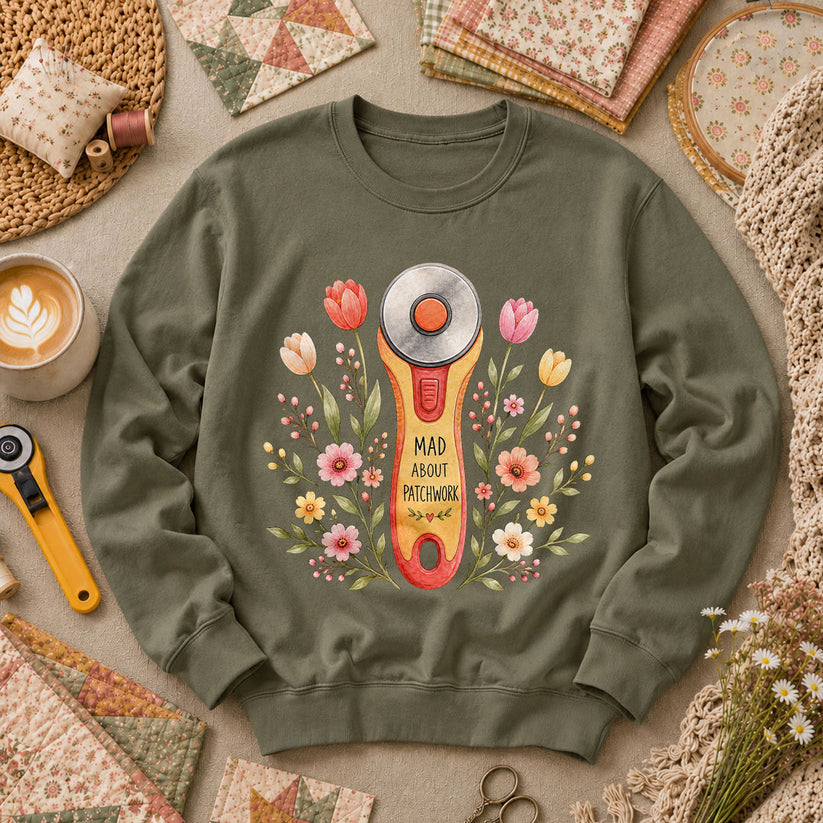 Mad About Patchwork Rotary Cutter - Military Green