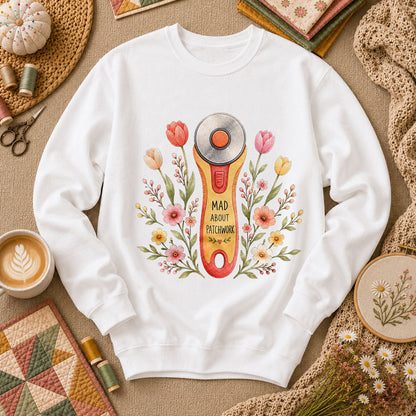 Mad About Patchwork Rotary Cutter - White