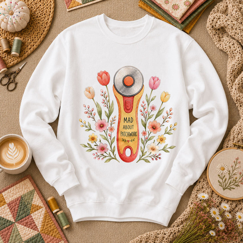 Mad About Patchwork Rotary Cutter - White