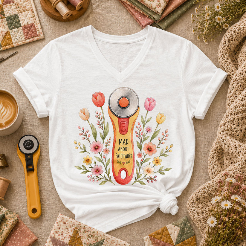 Mad About Patchwork Rotary Cutter - White