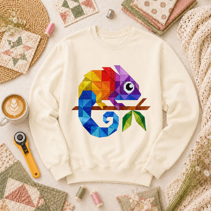 Geometric Chameleon Rainbow - Natural
