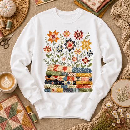 Quilt Bloom Garden - White