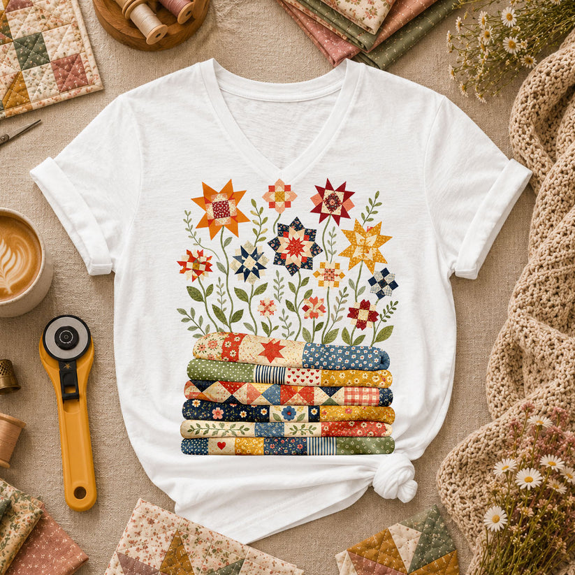 Quilt Bloom Garden - White