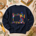 Floral Sewing Machine Long Sleeve
