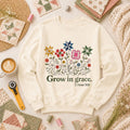 Grow In Grace Bible Verse Long Sleeve