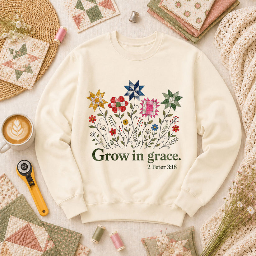 Grow In Grace Bible Verse - Natural