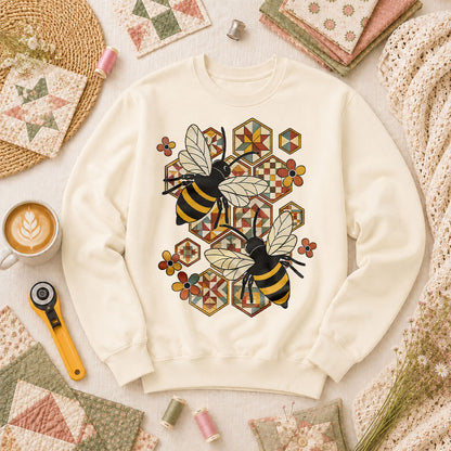 Quilt Bees Honeycomb - Natural