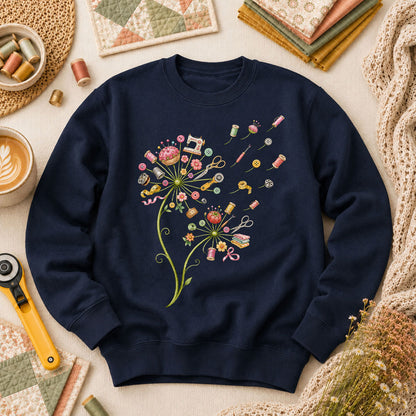 Sewing Supplies Dandelion - Navy