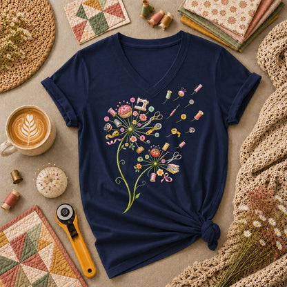 Sewing Supplies Dandelion - Navy