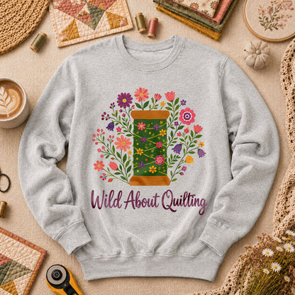 Wild About Quilting Thread Spool - Sport Grey