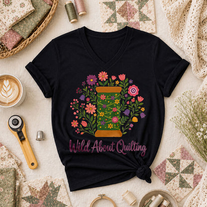 Wild About Quilting Thread Spool - Black