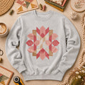Rose Compass Quilt Block Long Sleeve