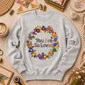 You Are So Loved Floral Wreath Long Sleeve