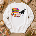 Black Cat Rainbow Fabric Stack Long Sleeve