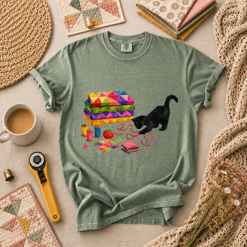 Black Cat Rainbow Fabric Stack - Forest