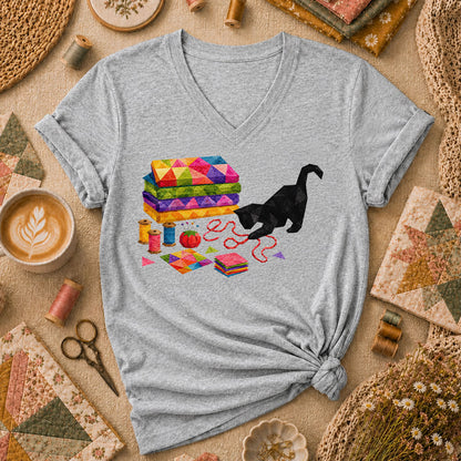 Black Cat Rainbow Fabric Stack - Sport Grey