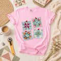 Four Quilt Block Squares Notes T-Shirt