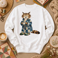 Cozy Cat Robe Morning Coffee Long Sleeve