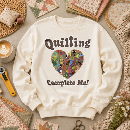 Quilting Complete Me Heart - Natural