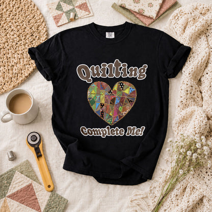 Quilting Complete Me Heart - Black