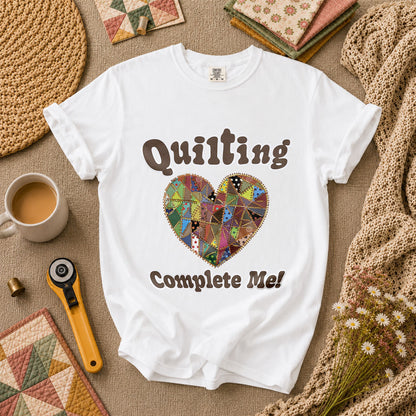 Quilting Complete Me Heart - White