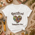 Quilting Complete Me Heart Women's V-Neck