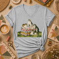 Kittens Fabric Bolts Stack Women's V-Neck