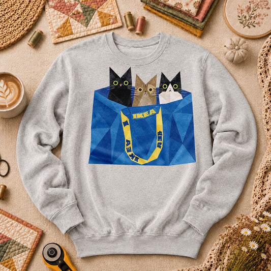 Three Cats IKEA Bag - Sport Grey