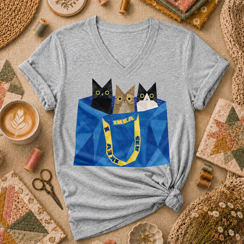 Three Cats IKEA Bag - Sport Grey