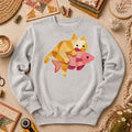 Ginger Cat Catch Fish Long Sleeve