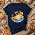 Cool Cat Cocktail Pool Float Women's V-Neck