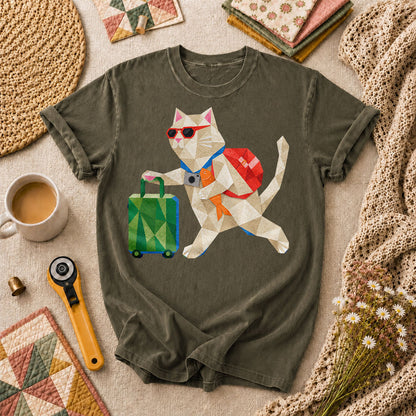 Travel Cat Suitcase Adventure - Military Green