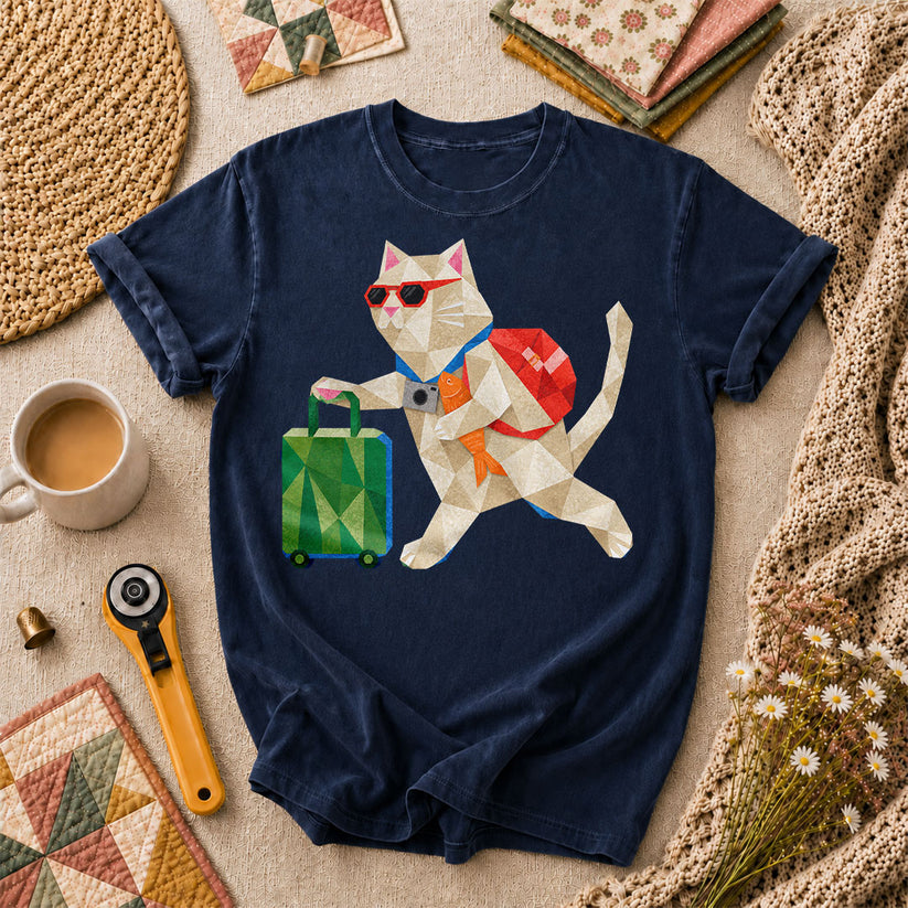 Travel Cat Suitcase Adventure - Navy