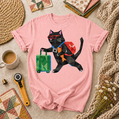Travel Cat Suitcase Adventure - Pink