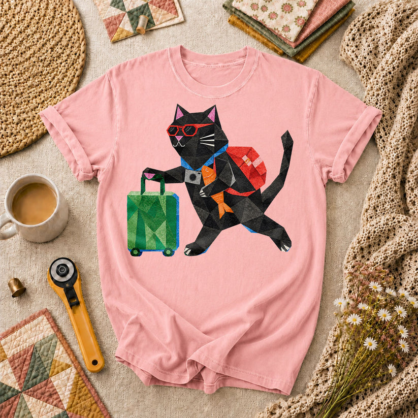 Travel Cat Suitcase Adventure - Pink
