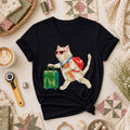 Travel Cat Suitcase Adventure Women's V-Neck