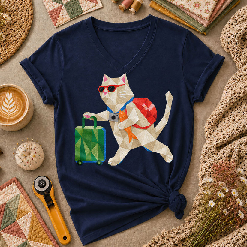 Travel Cat Suitcase Adventure - Navy