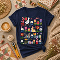 Spring Garden Patchwork Collage Women's V-Neck