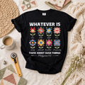 Whatever Is True Bible Verse T-Shirt | Philippians 4:8 Christian Faith Quilt Quilter Tee